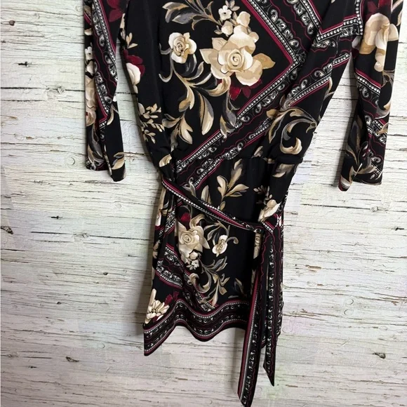 White House black market floral size xs long sleeve - Picture 2 of 5